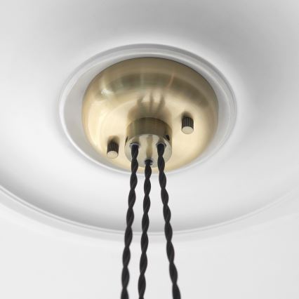 Endon 120656 - Kabelpendel i messing, 3xE27/10W/230V