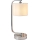 Endon 57917 - Dæmpbar bordlampe CANNING 1xE14/40W/230V blank krom/hvid