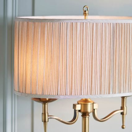 Endon 63648 - Bordlampe STANFORD 2xE14/40W/230V messing/beige