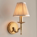 Endon 63653 - Væglampe STANFORD 1xE14/40W/230V messing/beige