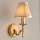 Endon 63653 - Væglampe STANFORD 1xE14/40W/230V messing/beige