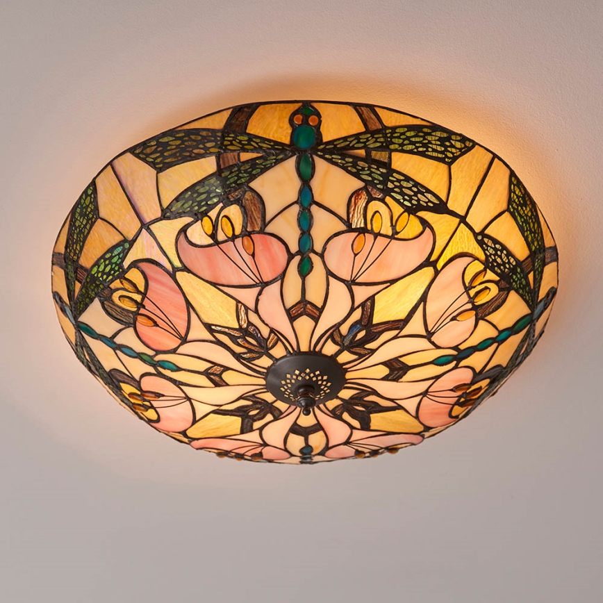 Endon 63922 - Loftlampe ASHTON 2xE27/60W/230V diameter 45 cm