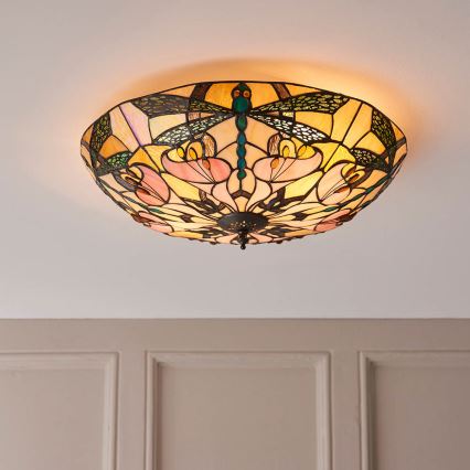 Endon 63922 - Loftlampe ASHTON 2xE27/60W/230V diameter 45 cm