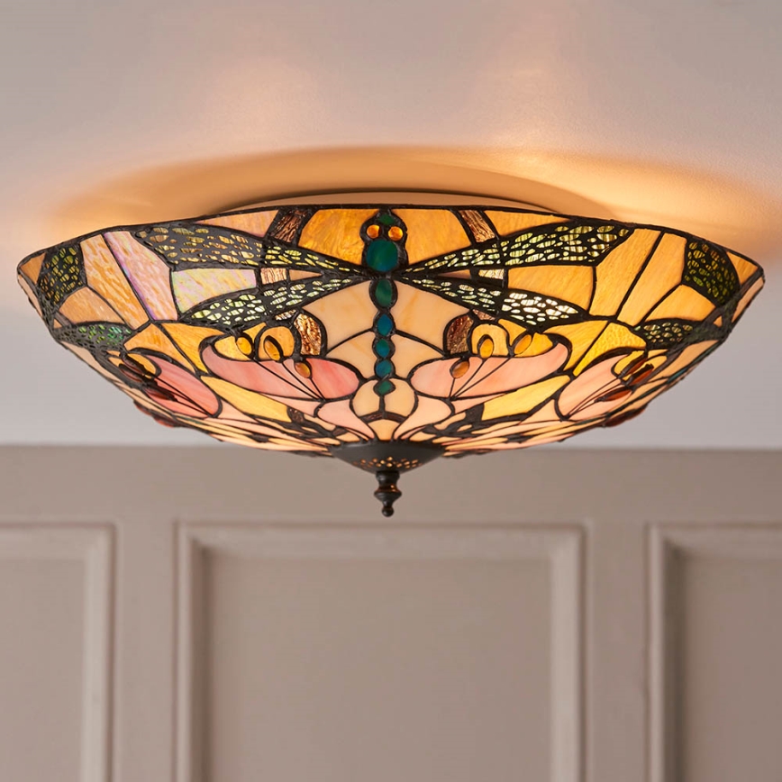 Endon 63922 - Loftlampe ASHTON 2xE27/60W/230V diameter 45 cm