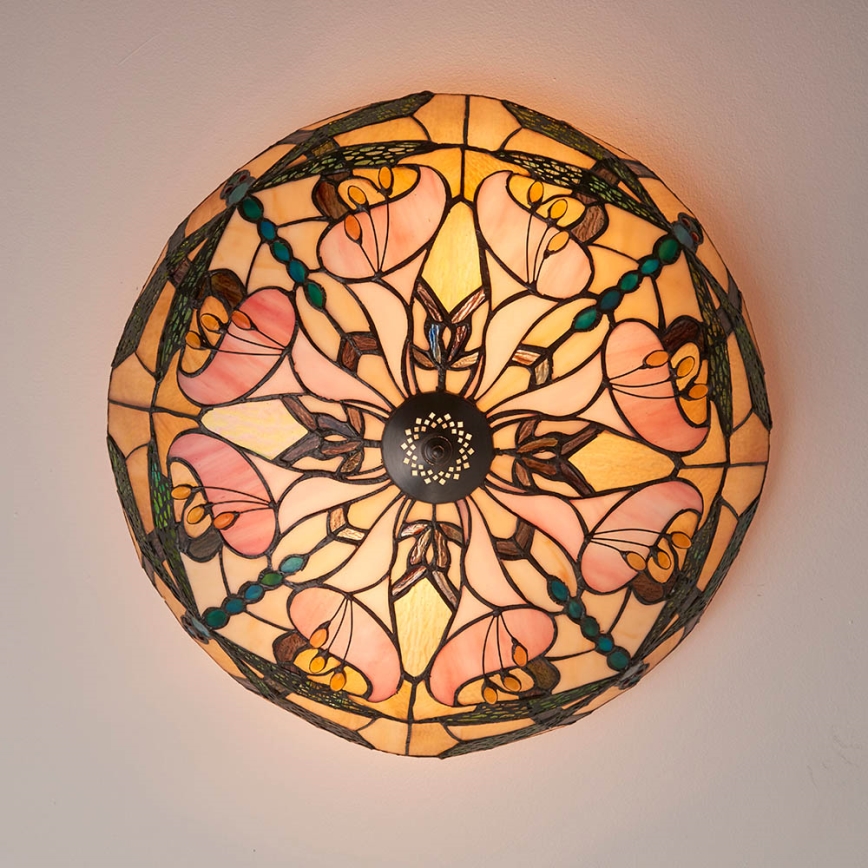 Endon 63922 - Loftlampe ASHTON 2xE27/60W/230V diameter 45 cm