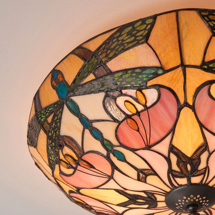 Endon 63922 - Loftlampe ASHTON 2xE27/60W/230V diameter 45 cm