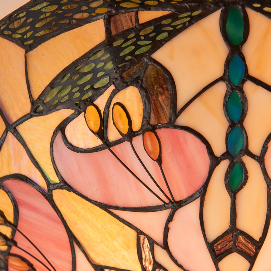 Endon 63922 - Tiffany-loftlampe ASHTON 2xE27/60W/230V Ø 45 cm