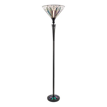 Endon 63933 - Gulvlampe Tiffany ASTORIA 1xE27/60W/230V Ø 40 cm