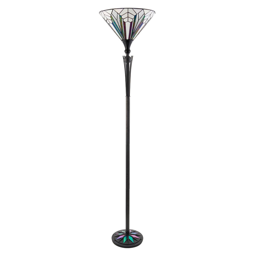 Endon 63933 - Gulvlampe Tiffany ASTORIA 1xE27/60W/230V Ø 40 cm