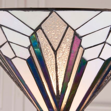 Endon 63933 - Gulvlampe Tiffany ASTORIA 1xE27/60W/230V Ø 40 cm