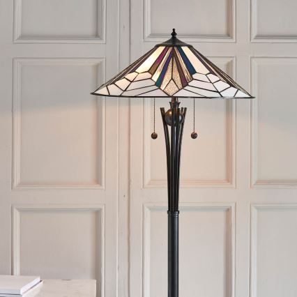 Endon 63934 - Gulvlampe ASTORIA 2xE27/60W/230V diameter 48 cm