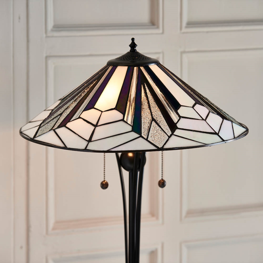 Endon 63934 - Gulvlampe Tiffany ASTORIA 2xE27/60W/230V pr. 48 cm