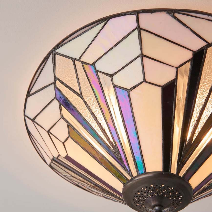 Endon 63935 - Loftlampe ASTORIA 2xE27/60W/230V diameter 48 cm
