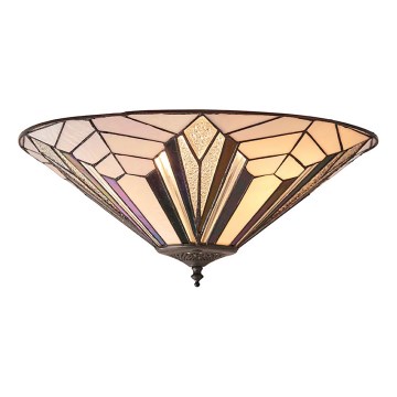 Endon 63935 - Loftlampe Tiffany ASTORIA 2xE27/60W/230V Ø 48 cm