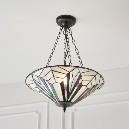 Endon 63936 - Pendel med kædeophæng ASTORIA 3xE27/60W/230V diameter 48 cm