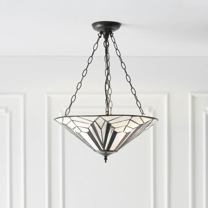 Endon 63936 - Pendel med kædeophæng ASTORIA 3xE27/60W/230V diameter 48 cm