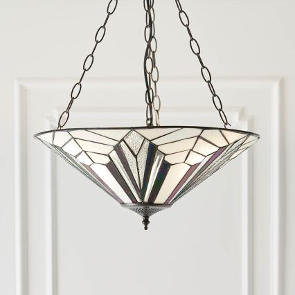 Endon 63936 - Pendel med kædeophæng ASTORIA 3xE27/60W/230V diameter 48 cm