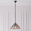 Endon 63937 - Lysekrone på kæde Tiffany ASTORIA 1xE27/60W/230V Ø 40 cm