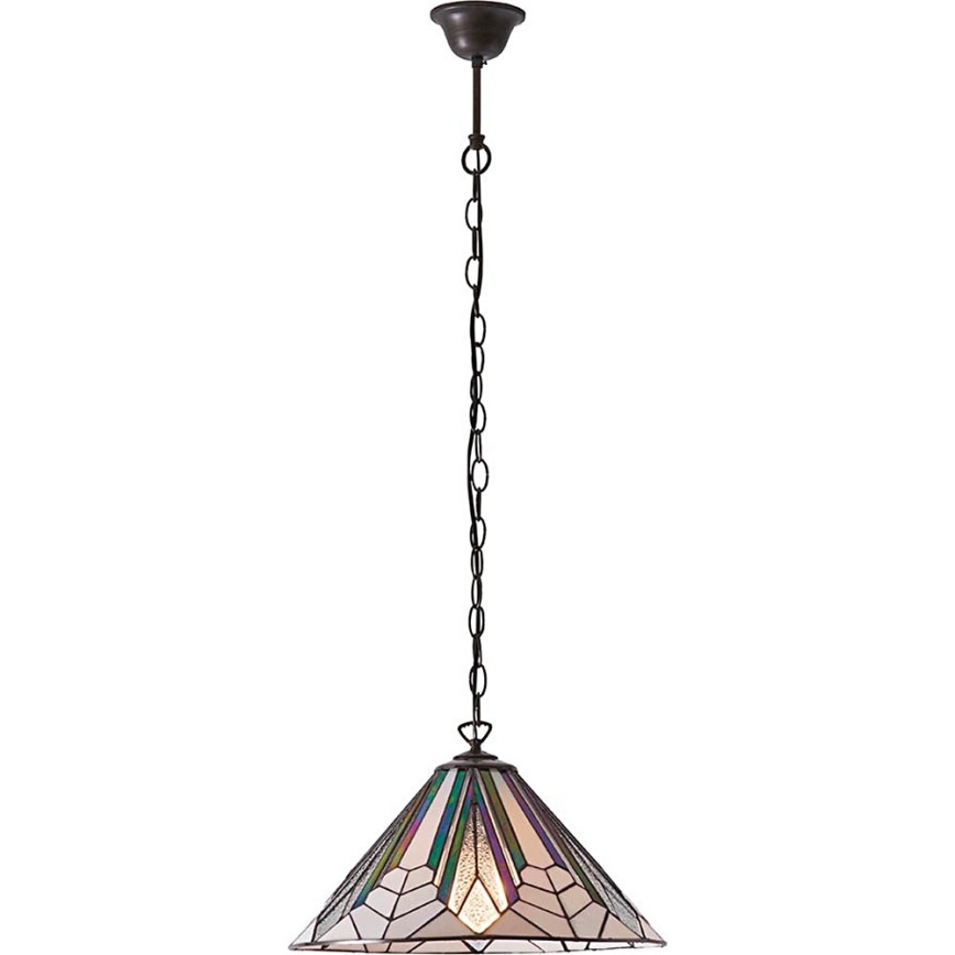 Endon 63937 - Pendel med kædeophæng ASTORIA 1xE27/60W/230V diameter 40 cm