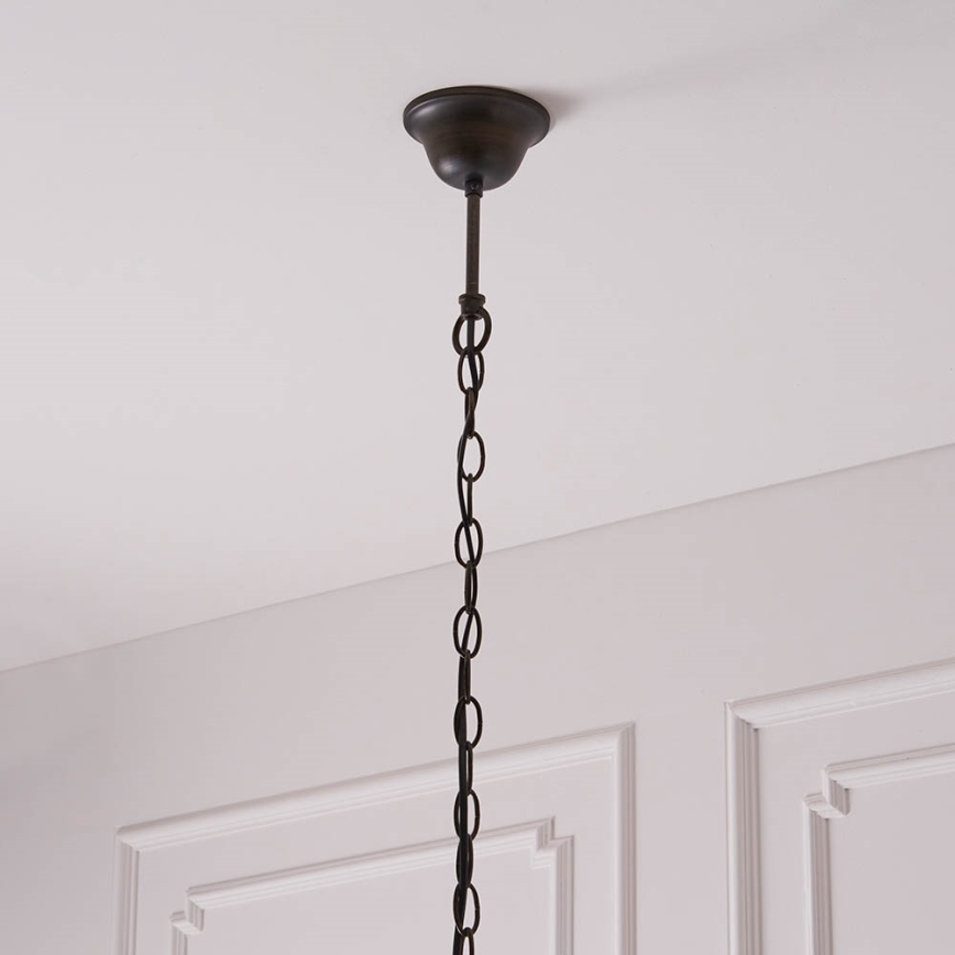 Endon 63937 - Pendel med kædeophæng ASTORIA 1xE27/60W/230V diameter 40 cm