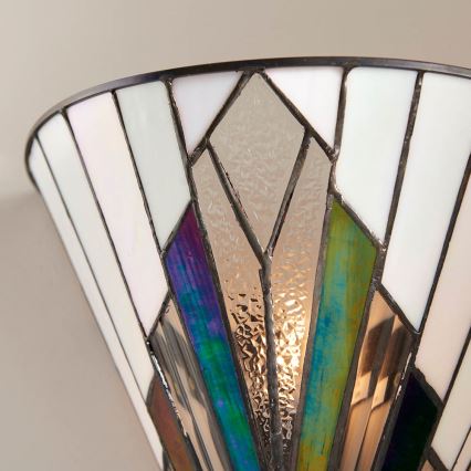 Endon 63940 - Væglampe Tiffany ASTORIA 1xE14/40W/230V