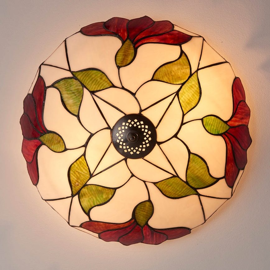Endon 63960 - Loftlampe BOTANICA 2xE27/60W/230V Ø 45 cm