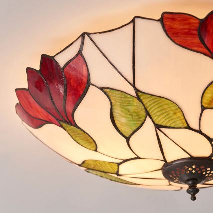 Endon 63960 - Loftlampe BOTANICA 2xE27/60W/230V Ø 45 cm