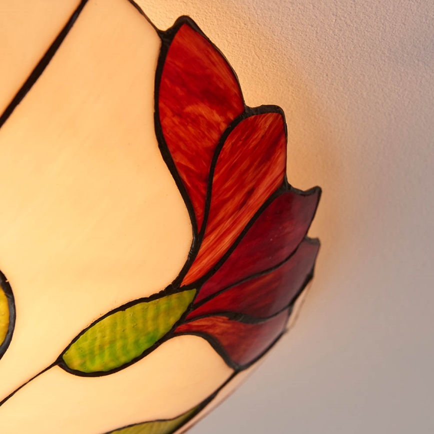 Endon 63960 - Loftlampe Tiffany BOTANICA 2xE27/60W/230V Ø 45 cm