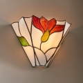 Endon 63964 - Væglampe Tiffany BOTANICA 1xE14/40W/230V