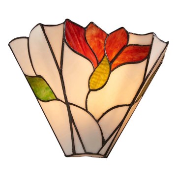Endon 63964 - Væglampe Tiffany BOTANICA 1xE14/40W/230V