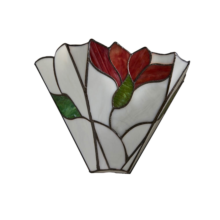 Endon 63964 - Væglampe Tiffany BOTANICA 1xE14/40W/230V