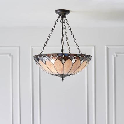 Endon 63976 - Brooklyn pendellampe 3xE27/60W/230V Ø 50 cm