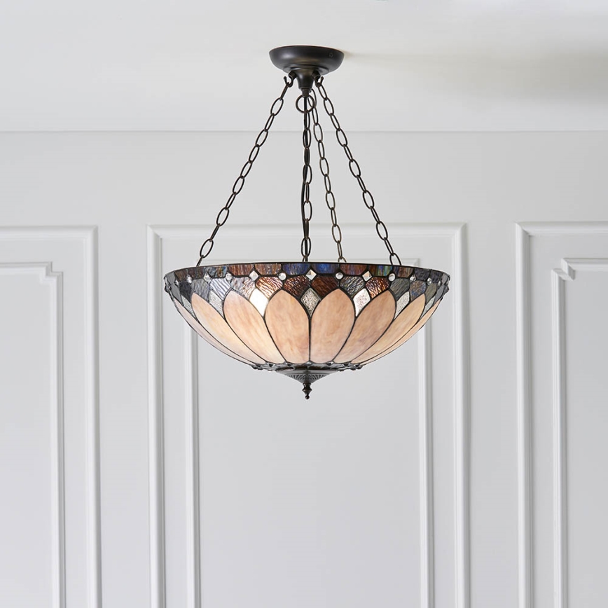 Endon 63976 - Brooklyn pendellampe 3xE27/60W/230V Ø 50 cm
