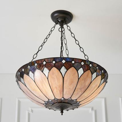Endon 63976 - Brooklyn pendellampe 3xE27/60W/230V Ø 50 cm