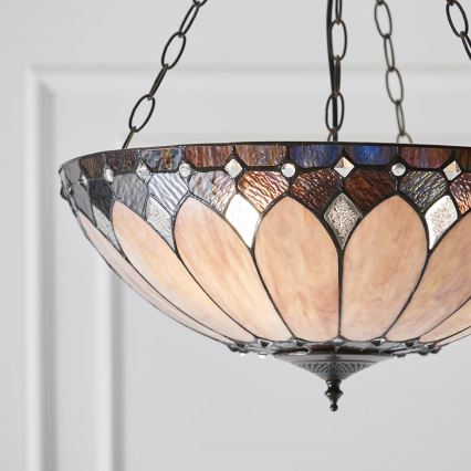 Endon 63976 - Brooklyn pendellampe 3xE27/60W/230V Ø 50 cm