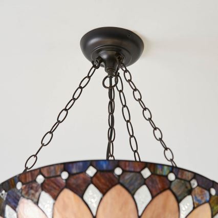 Endon 63976 - Brooklyn pendellampe 3xE27/60W/230V Ø 50 cm