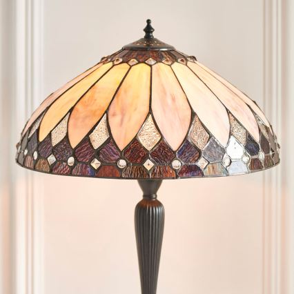 Endon 63982 - Bordlampe BROOKLYN 1xE27/60W/230V Ø 40 cm