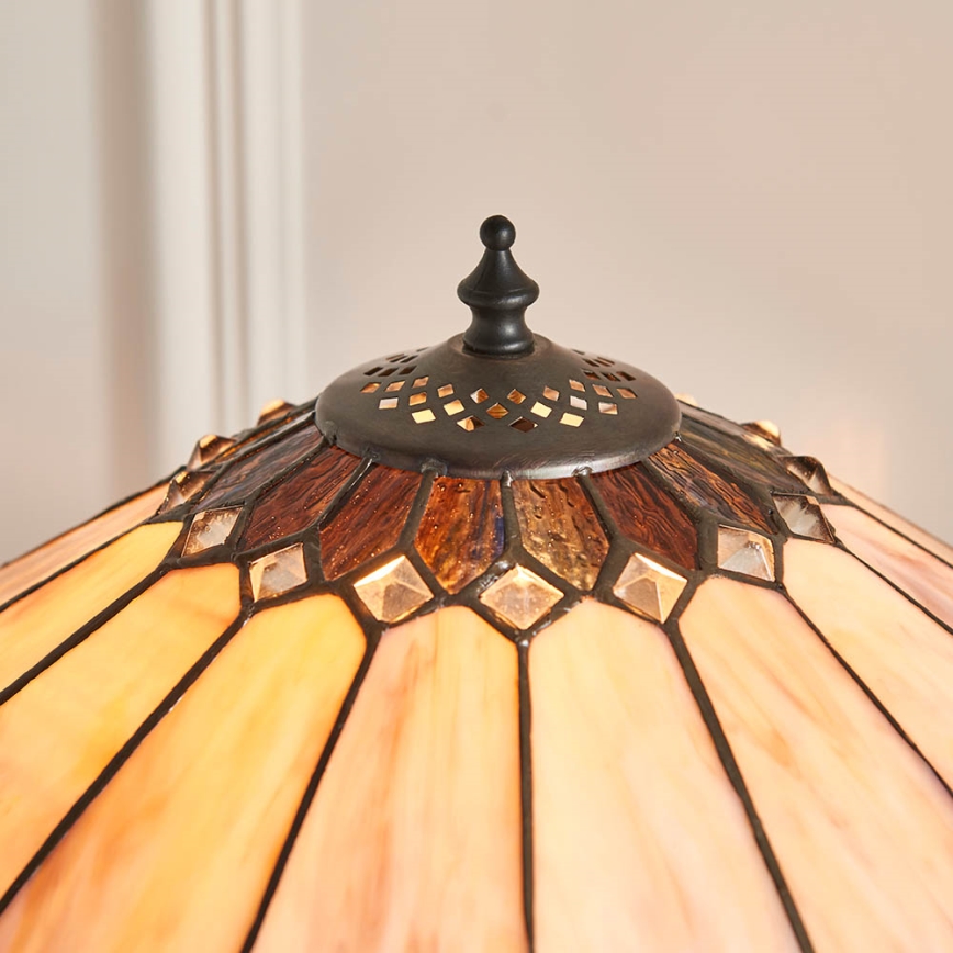 Endon 63982 - Bordlampe BROOKLYN 1xE27/60W/230V Ø 40 cm