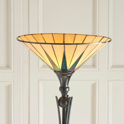 Endon 64042 - Gulvlampe DARK STAR 1xE27/60W/230V diameter 42 cm