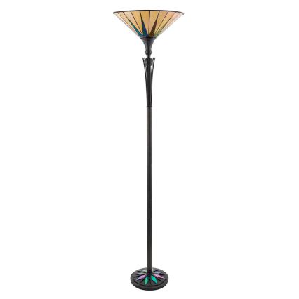 Endon 64042 - Gulvlampe DARK STAR 1xE27/60W/230V diameter 42 cm