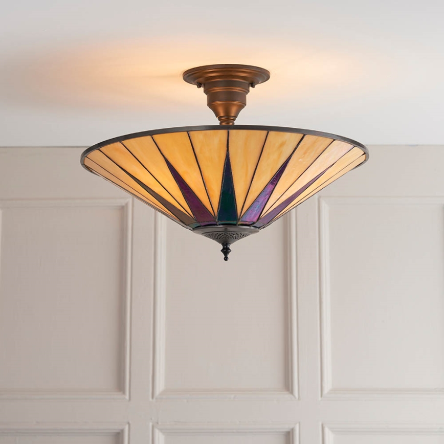 Endon 64043 - Loftlampe DARK STAR 3xE27/60W/230V diameter 49 cm