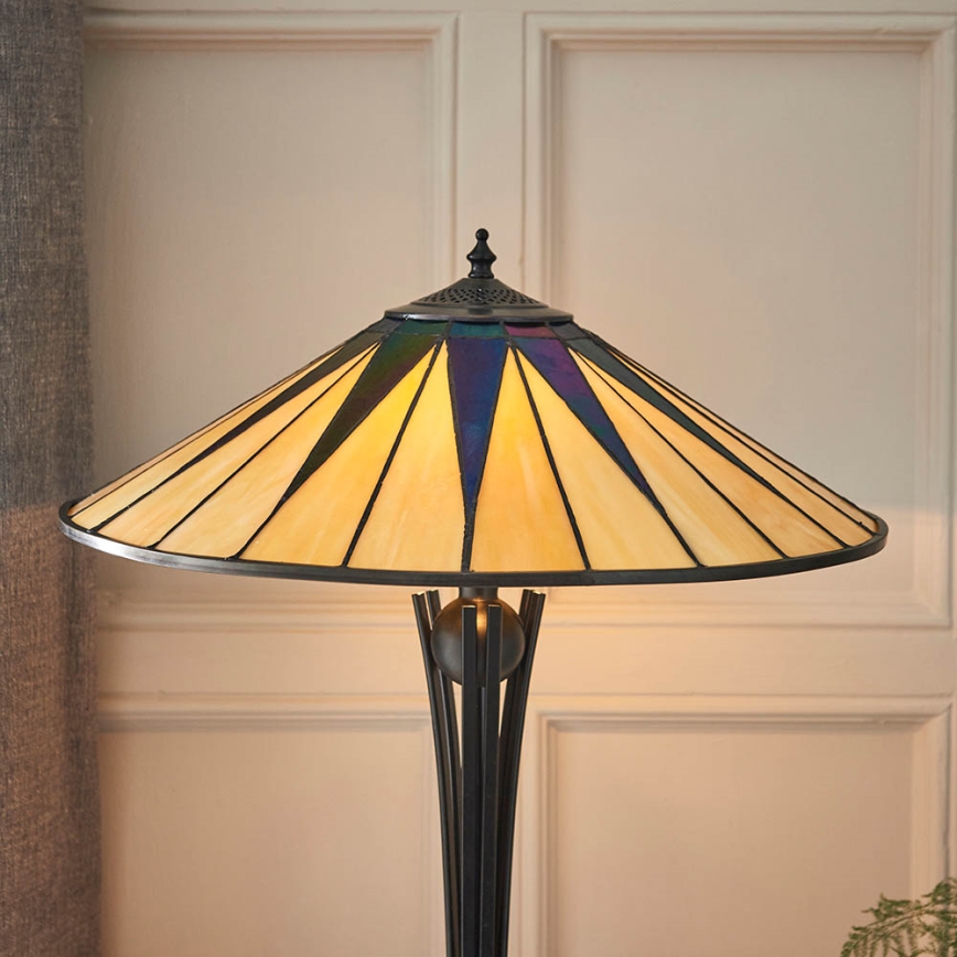 Endon 64045 - Bordlampe DARK STAR 2xE27/60W/230V diameter 49 cm