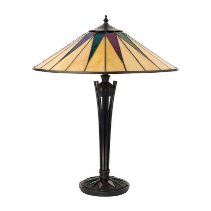 Endon 64045 - Bordlampe DARK STAR 2xE27/60W/230V diameter 49 cm