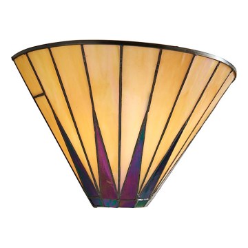 Endon 64046 - Væglampe Tiffany DARK STAR 1xE14/40W/230V