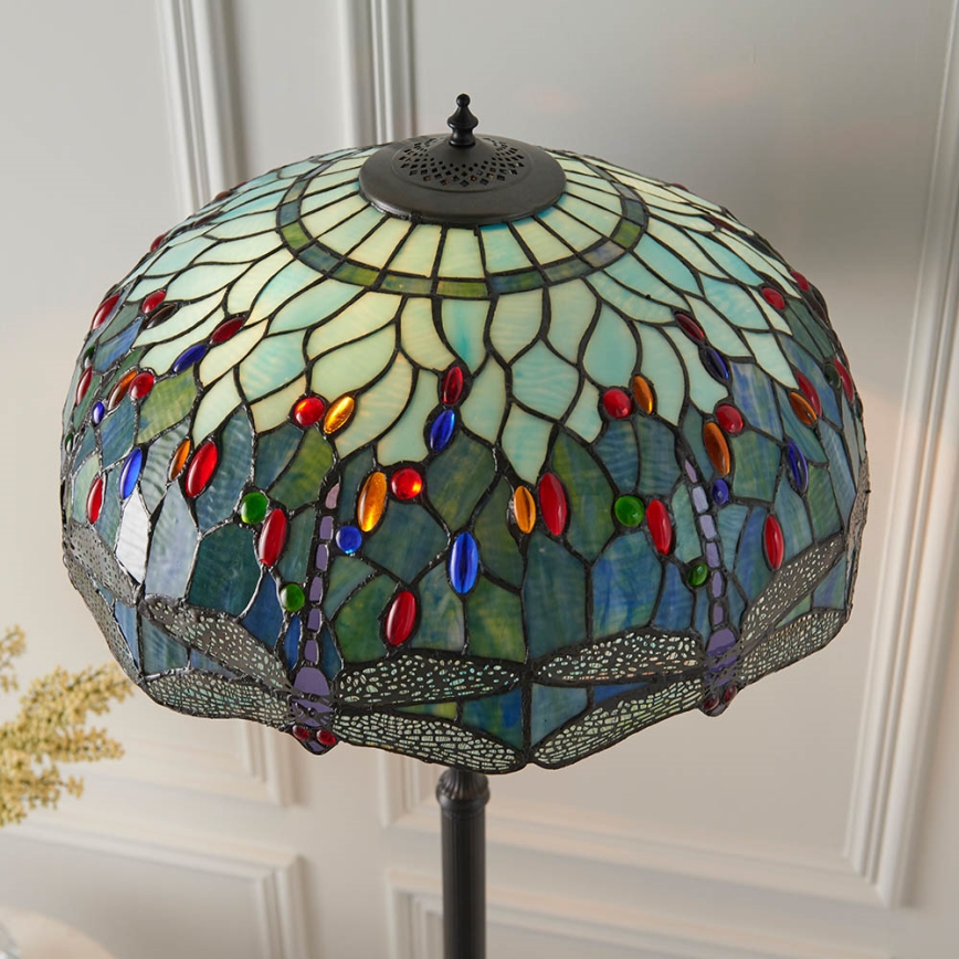 Endon 64069 - Gulvlampe GULDSMED 2xE27/60W/230V diameter 50 cm