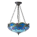 Endon 64075 - Lysekrone med kædeophæng DRAGONFLY 3xE27/60W/230V Ø 41 cm