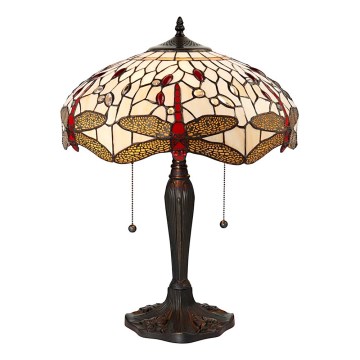 Endon 64085 - Bordlampe GULDSMED 2xE27/60W/230V diameter 41 cm
