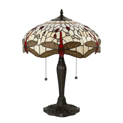 Endon 64085 - Bordlampe GULDSMED 2xE27/60W/230V diameter 41 cm