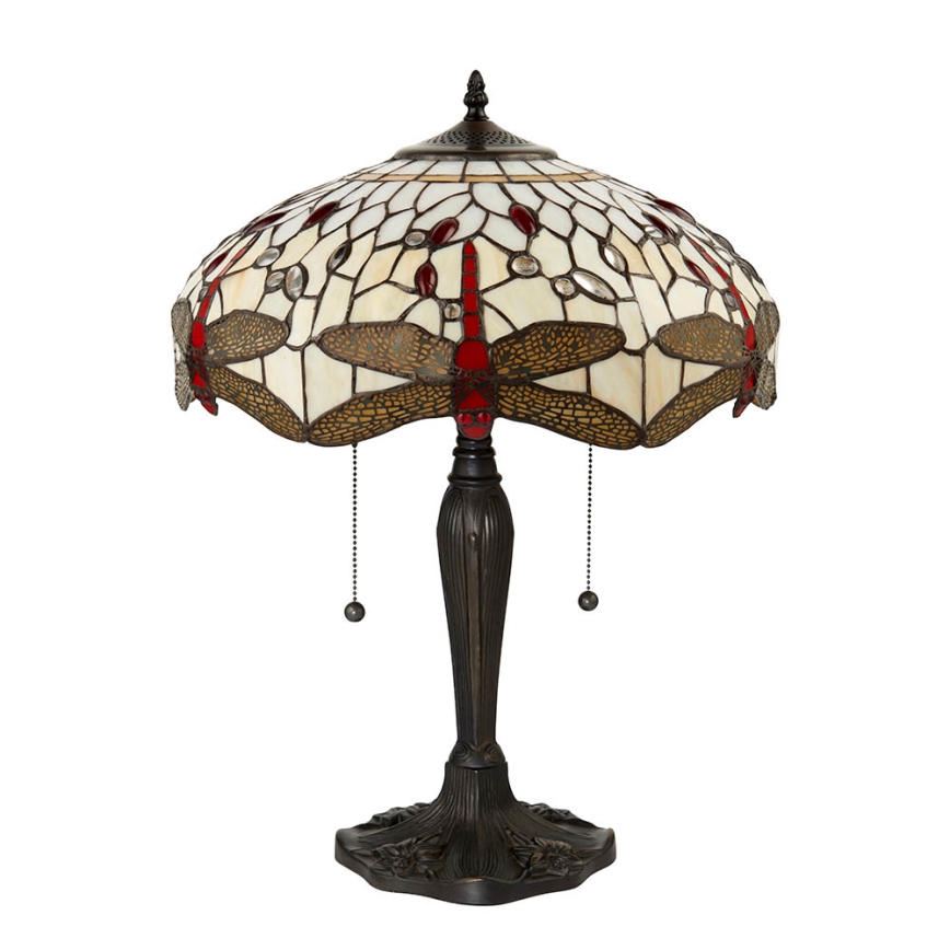 Endon 64085 - Bordlampe GULDSMED 2xE27/60W/230V diameter 41 cm
