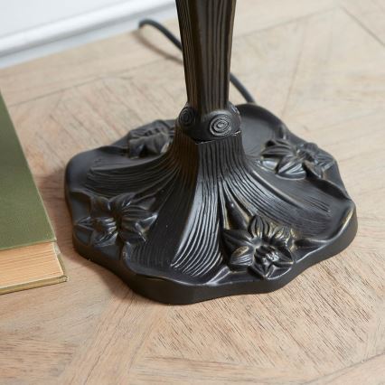 Endon 64085 - Bordlampe Tiffany DRAGONFLY 2xE27/60W/230V Ø 41 cm